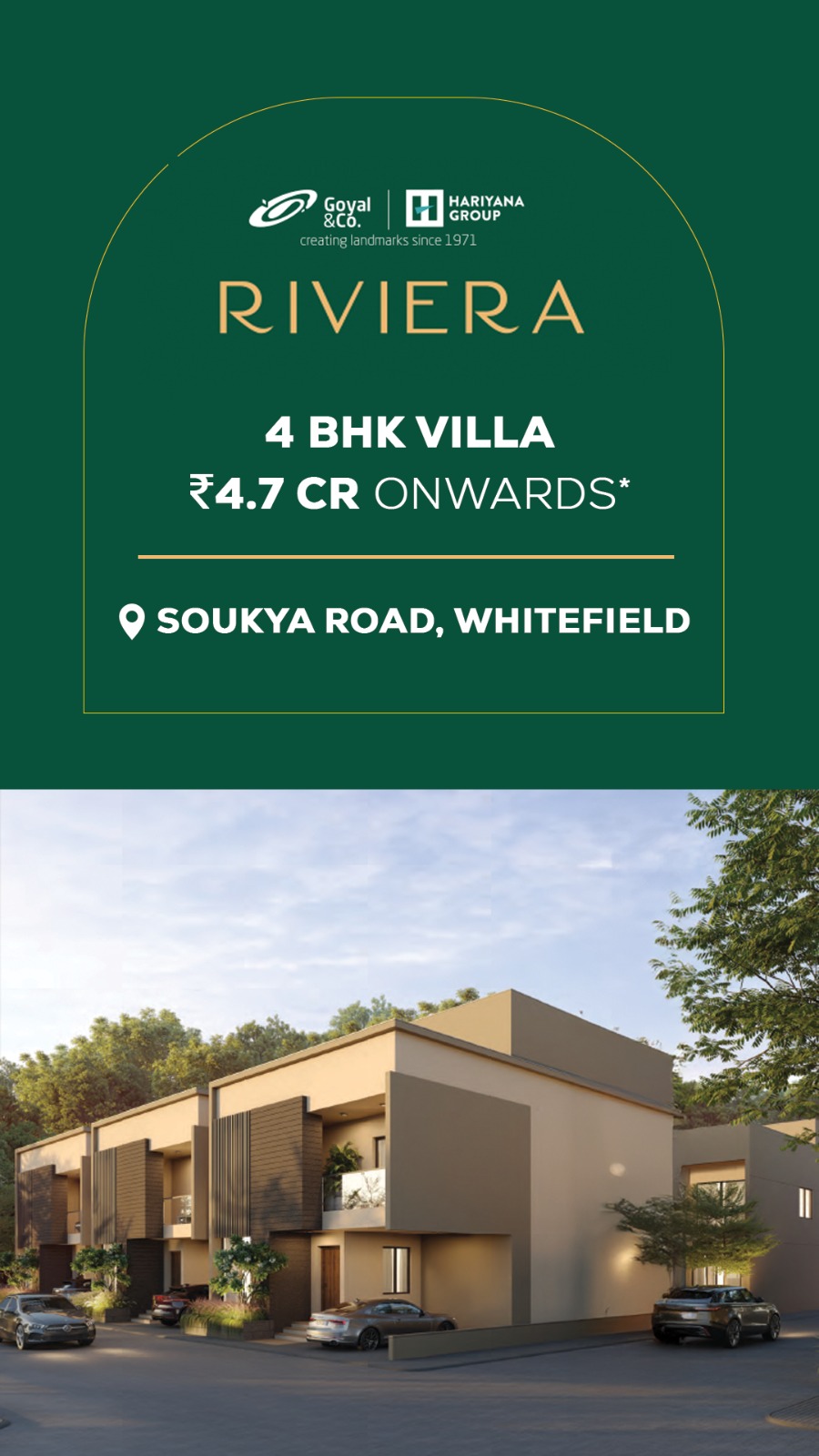 Goyal Riviera UNO banner